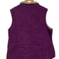 Carhartt Sherpa Lined Women's Purple Zip Up Vest Size XL