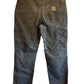 Carhartt Moss Green Double Knee Carpenter Pants Size 30x28