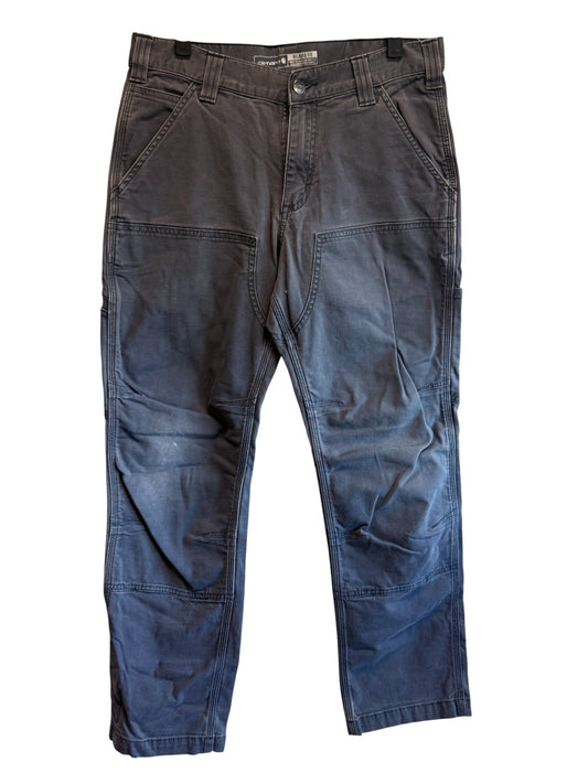 Carhartt Grey Double Knee Carpenter Pants Size 30x29