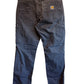 Carhartt Grey Double Knee Carpenter Pants Size 30x29