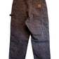 Carhartt Brown Double Knee Carpenter Pants Size 29x29