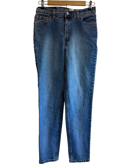Vintage 90's Levi's Women's Made in USA 512 Slim Fit Denim Jeans Size 30x31