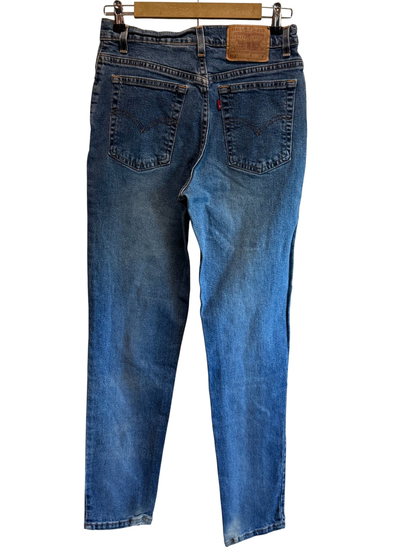 Vintage 90's Levi's Women's Made in USA 512 Slim Fit Denim Jeans Size 30x31