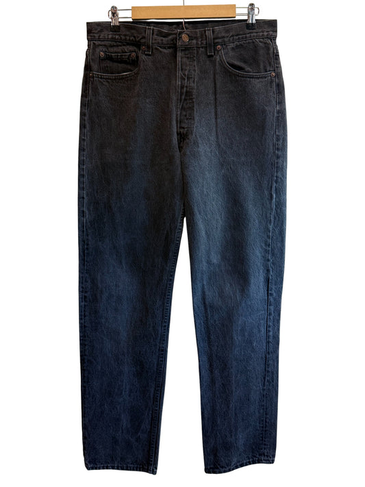 Vintage Levi's Black 501 Denim Jeans Size 33x33