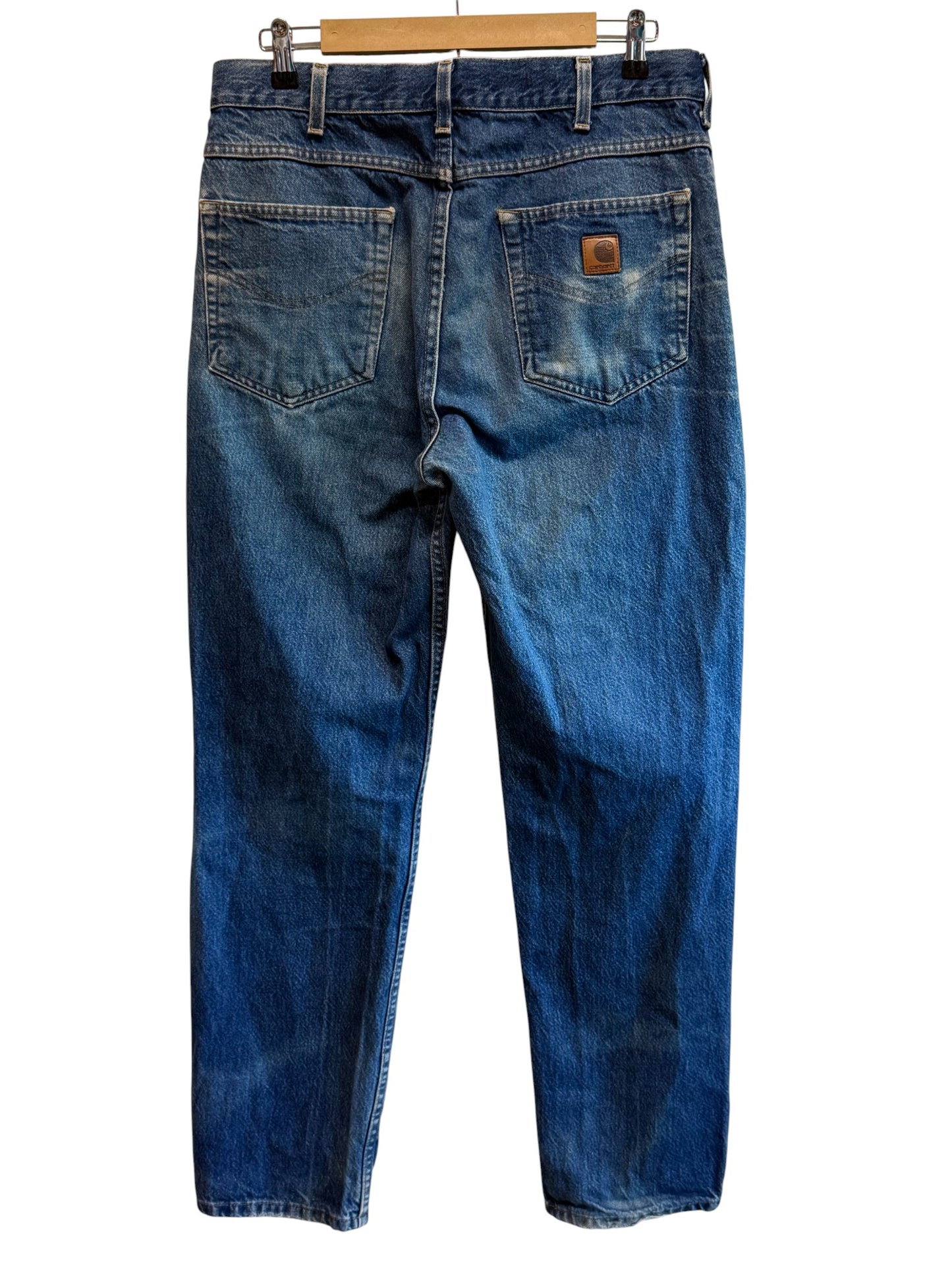 Carhartt Faded Denim Carpenter Jeans Size 33x32