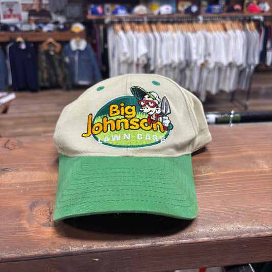 Vintage 90's Big Johnson Lawn Care Trim a Little Bush Hat