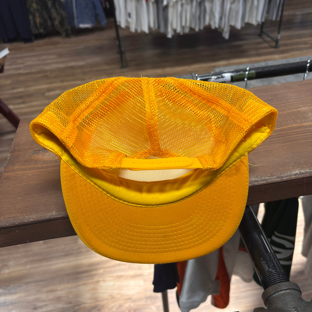 Bozeman Montana Rockin R Bar Yellow Trucker Hat