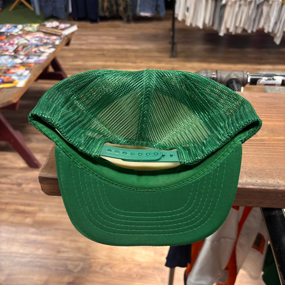 Vintage FBI Full Blooded Irishman Green Trucker Hat