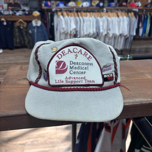 Vintage 80's Deaconess Hospital Billings Montana Life Support Team Hat