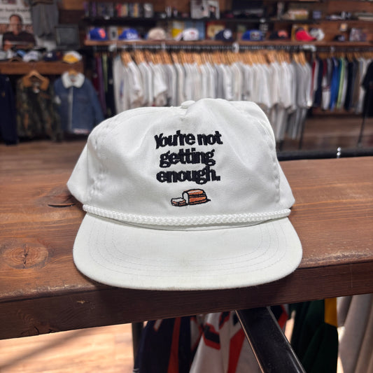 Vintage 90's Montana Grain Growers You're Not Getting Enough Bread Hat