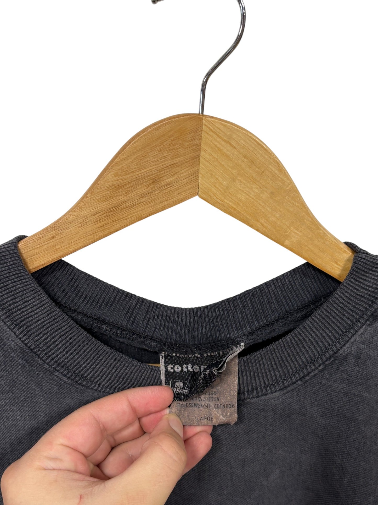 Vintage 90's Overdyed Kenwood Vineyard Distressed Sweater Size Large