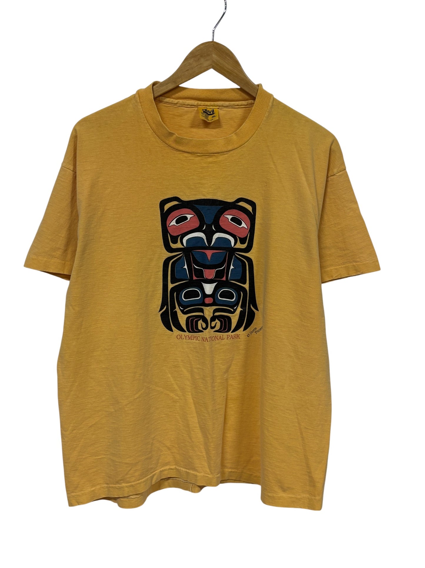 Vintage 90's Olympic National Park Nature Graphic Tee Size XL