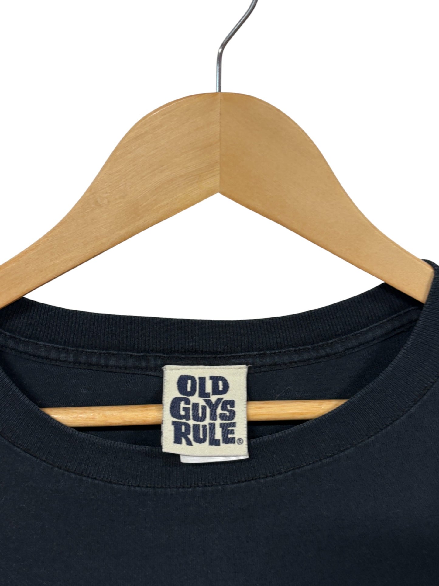 Vintage Y2K Old Guys Rule Biker Graphic Tee Size XXL