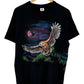Vintage 90's Owl Wraparound Nature Graphic Tee Size XL