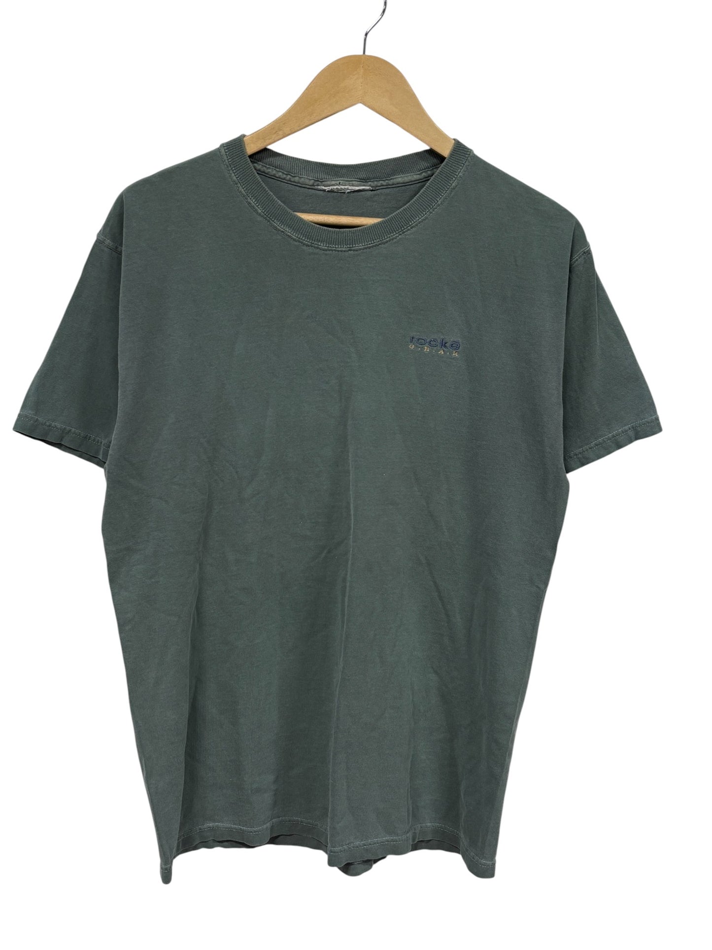 Vintage 90's Rocke Gear Overdyed Classic Logo Tee Size Large