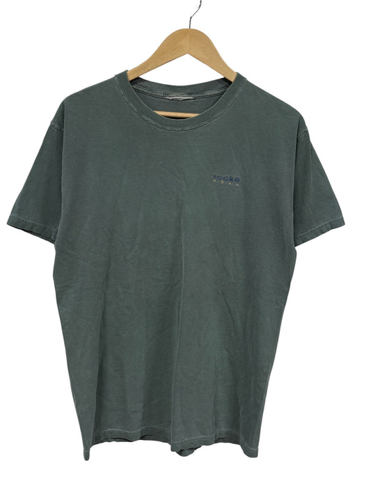 Vintage 90's Rocke Gear Overdyed Classic Logo Tee Size Large