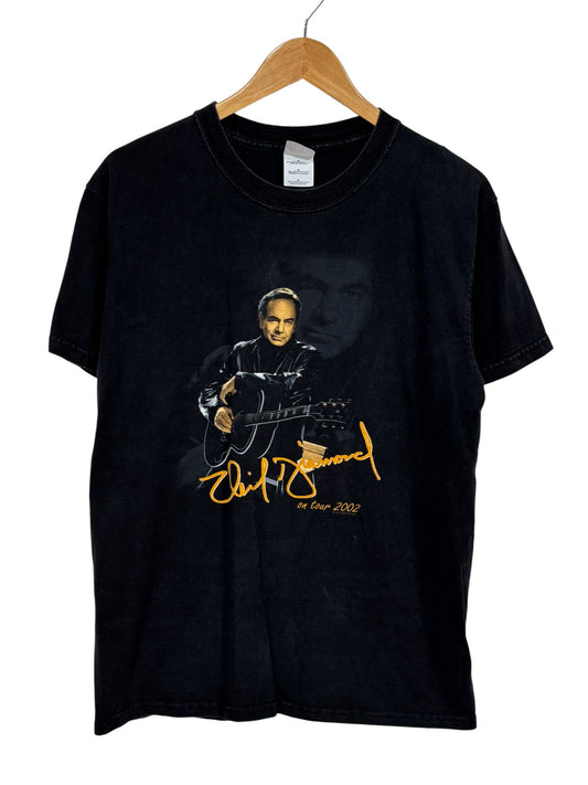 Vintage 2002 Neil Diamond On Tour Band Graphic Tee Size Medium