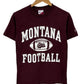 Vintage Y2K University of Montana Grizzlies Football Tee Size Small