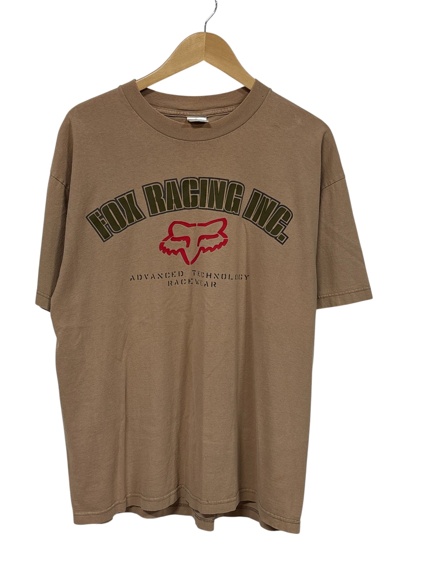 Vintage Y2K FOX Racing Mootocross Racewear Graphic Tee Size XL