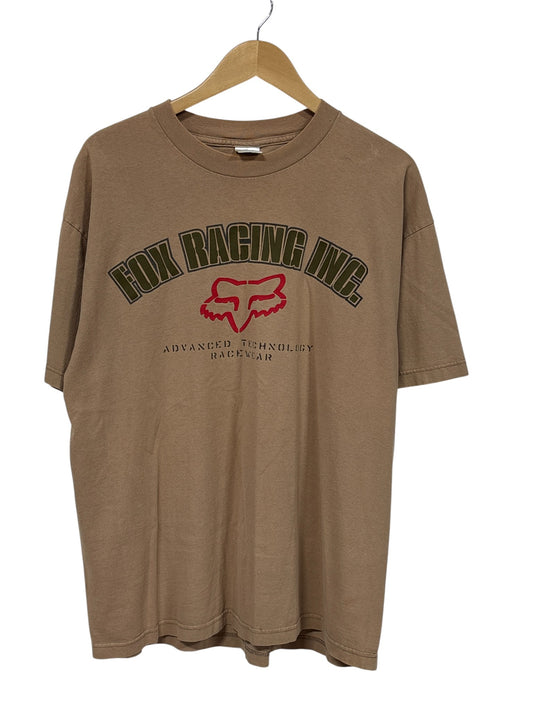 Vintage Y2K FOX Racing Mootocross Racewear Graphic Tee Size XL