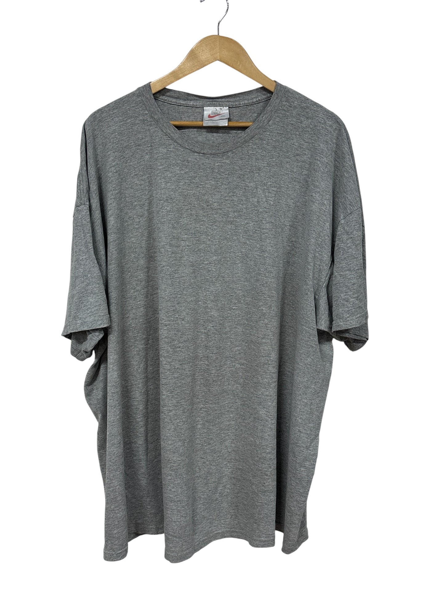 Vintage 90's Nike Grey Blank Tee Size 3XL