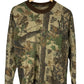 Vintage 90's Woodland Hunting Camo Long Sleeve Shirt Size Medium