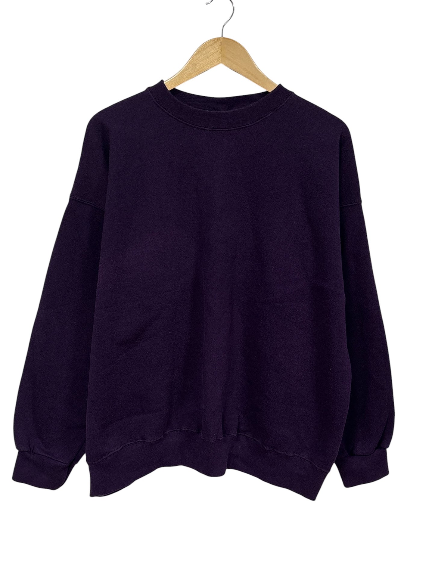 Vintage 90's Pro Spirit Purple Blank Crewneck Sweater Size XXL