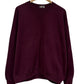 Vintage 90's Lee Heavyweight Maroon Blank Crewneck Sweater Size XXL