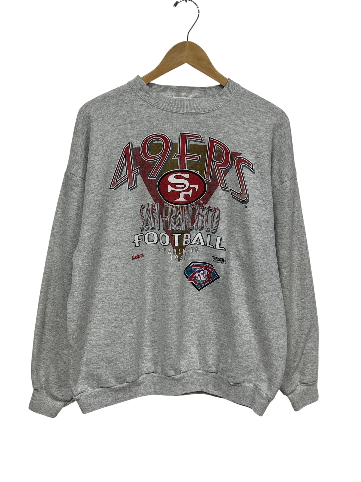 Vintage 90's San Francisco 49ers NFL Logo Sweater Size XL