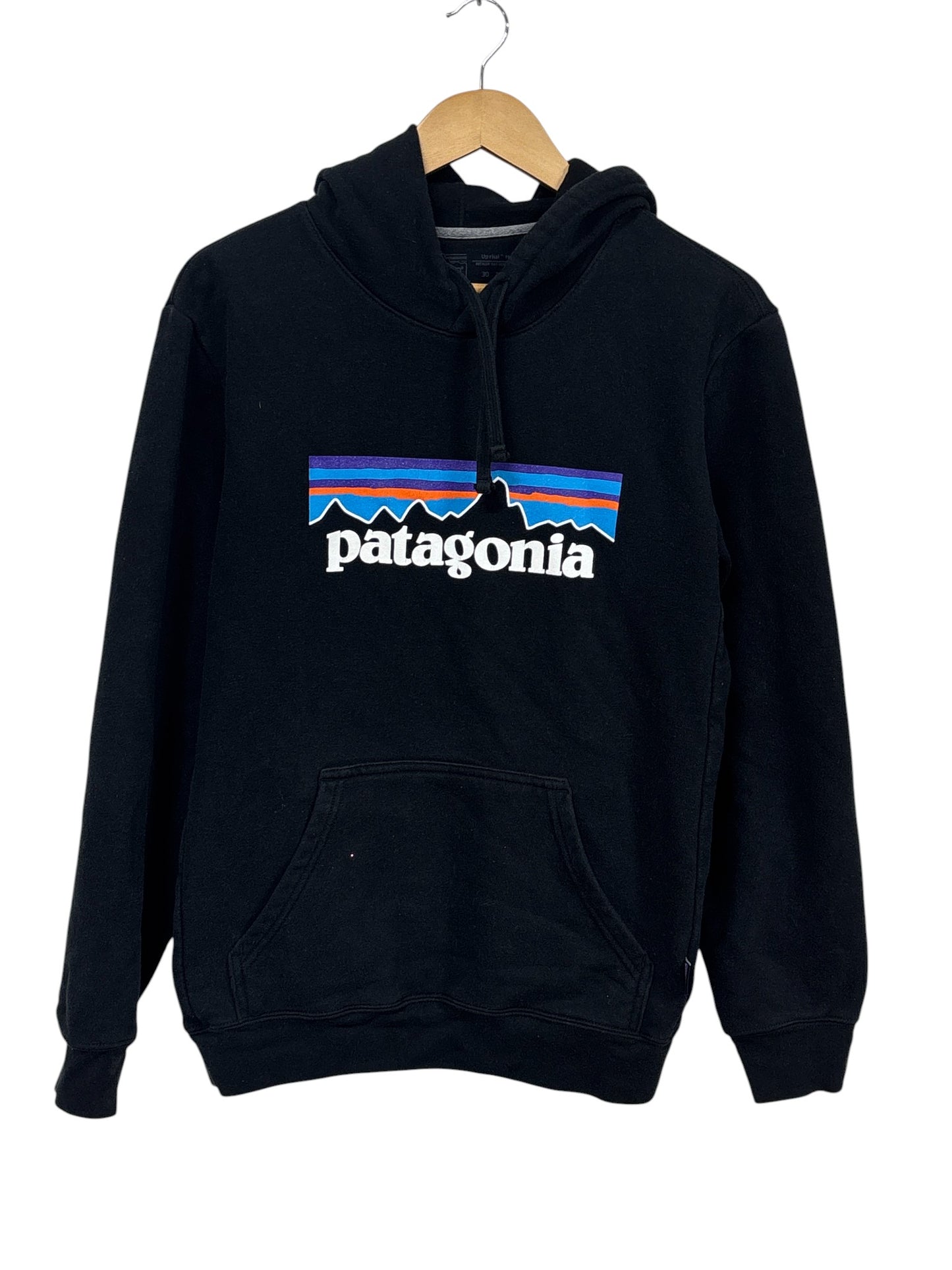 Patagonia Classic Logo Black Hoodie Size Small