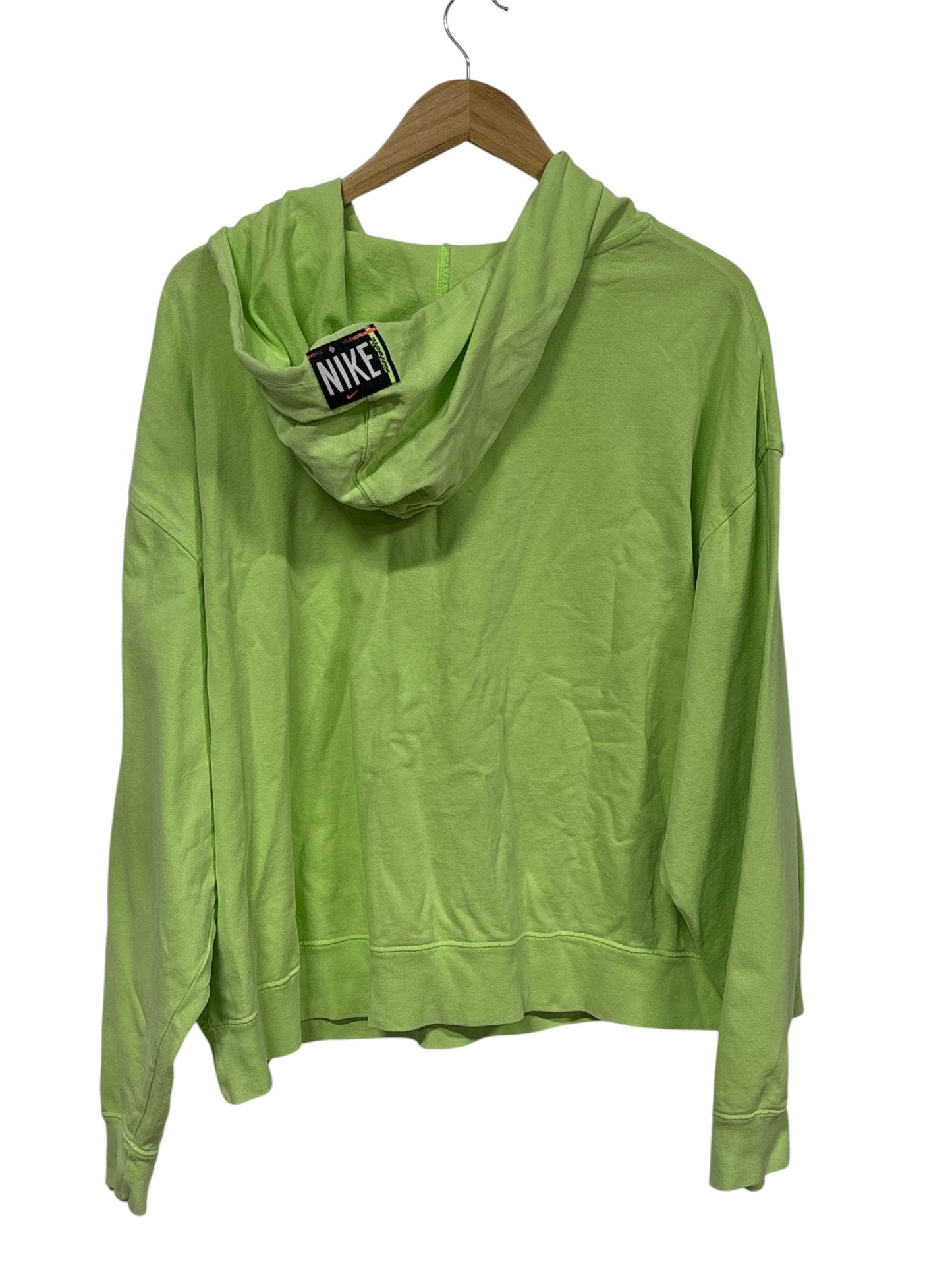 Nike Green Center Swoosh Hoodie Size XL