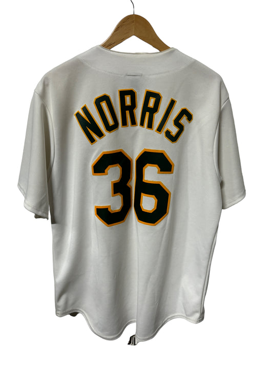 Majestic Oakland Athletics Norris #36 Stitched Jersey Size Large