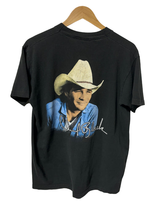 Vintage 90's Clint Black Country Music Portrait Tee Size Large