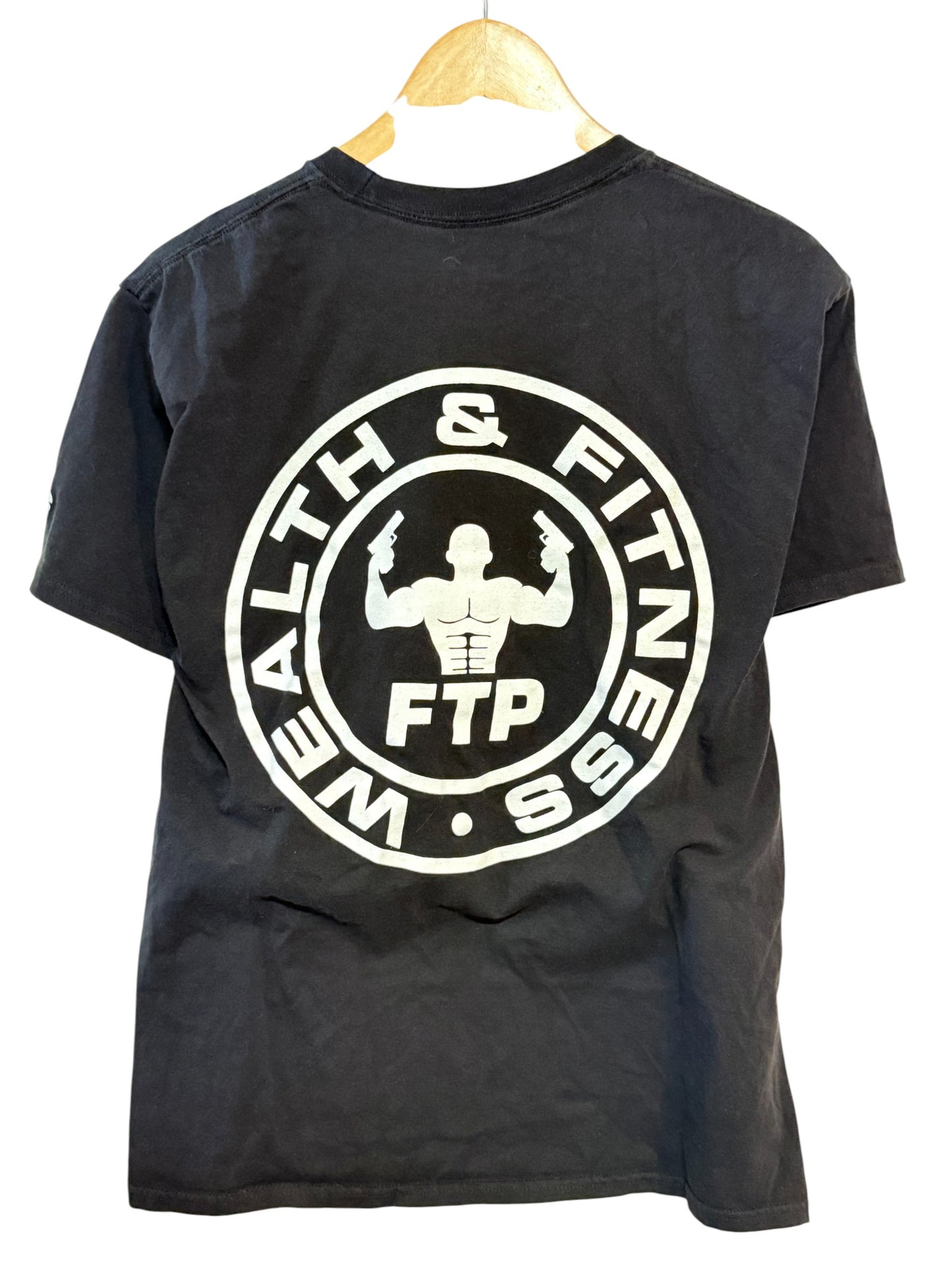 FTP Fitness Wealth & Fitness Graphic Tee Size Medium