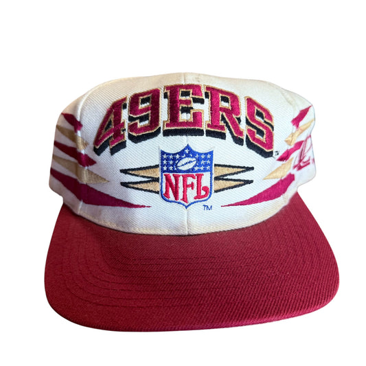 Vintage 90's Logo Athletic San Francisco 49ers Diamond Snapback Hat