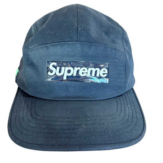 Supreme 5 Panel Black Box Logo Hat