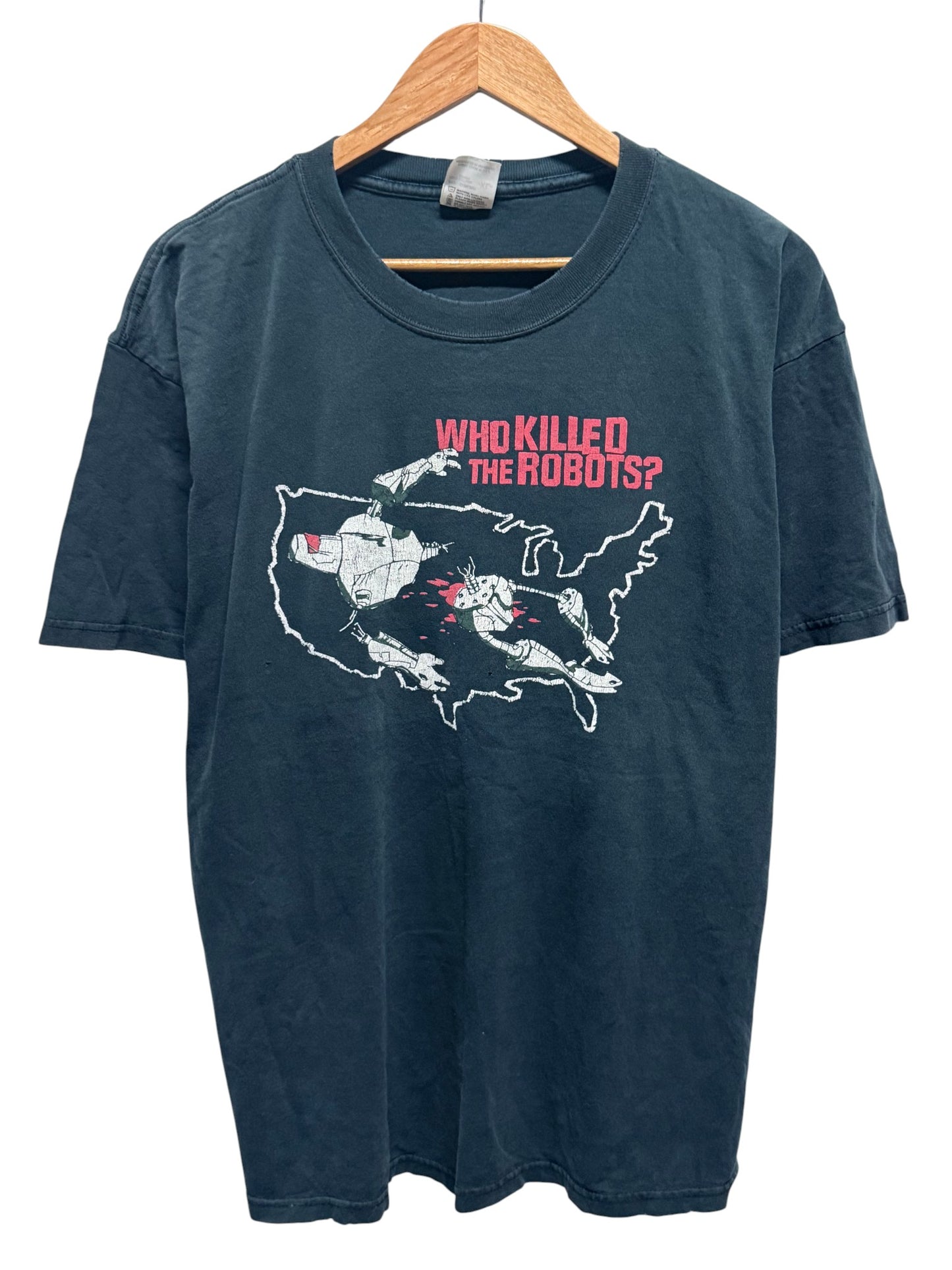 Vintage 2001 Definite Jux Rhymesayers Eyedea Hip Hop Tour Rap Tee Size XL