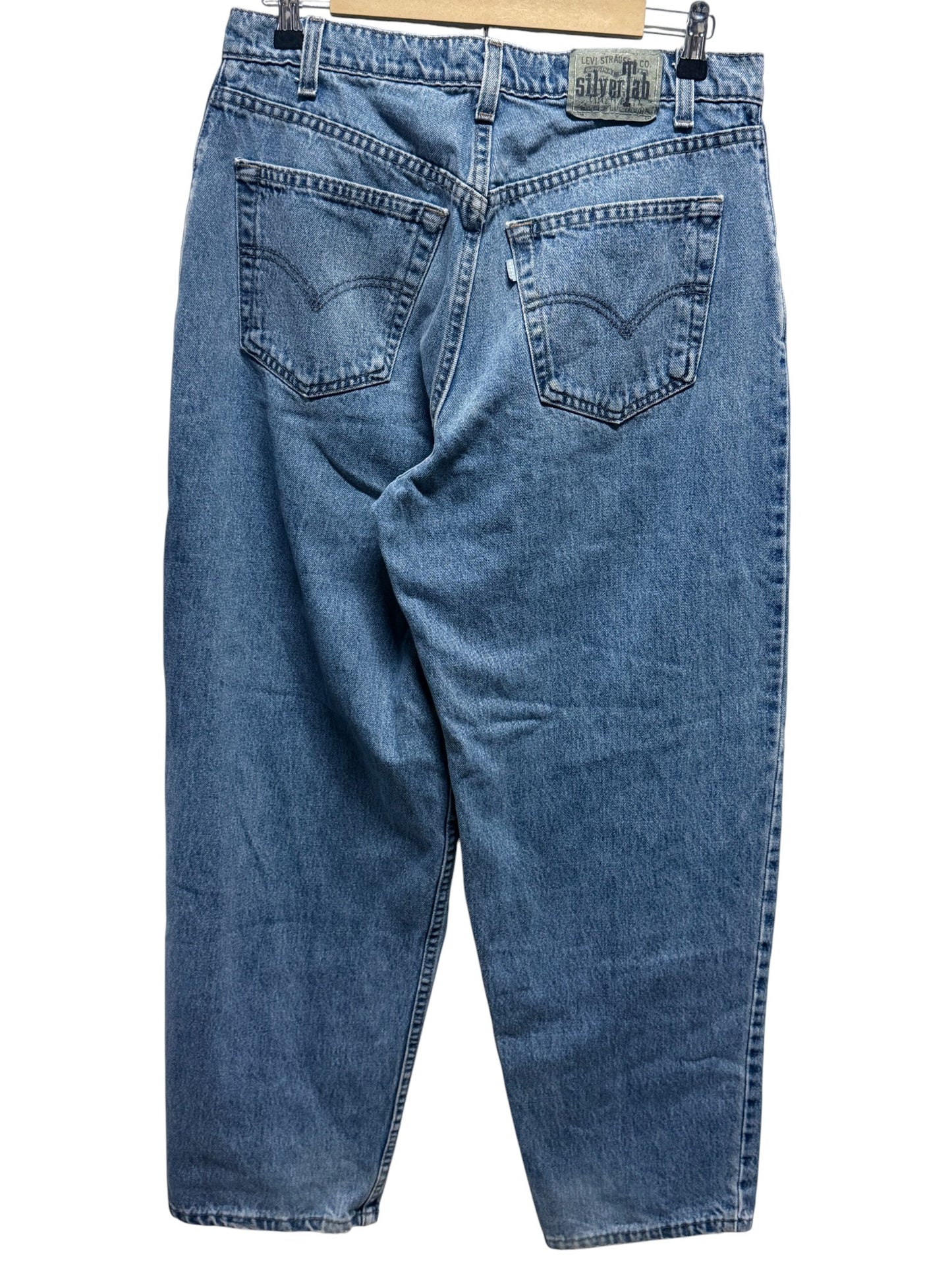 Vintage 90's Levi's Silvertab Baggy Fit Denim Jeans Size 32x30