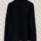 Vintage Polo Ralph Lauren Black Quarter Zip Sweater Size XL