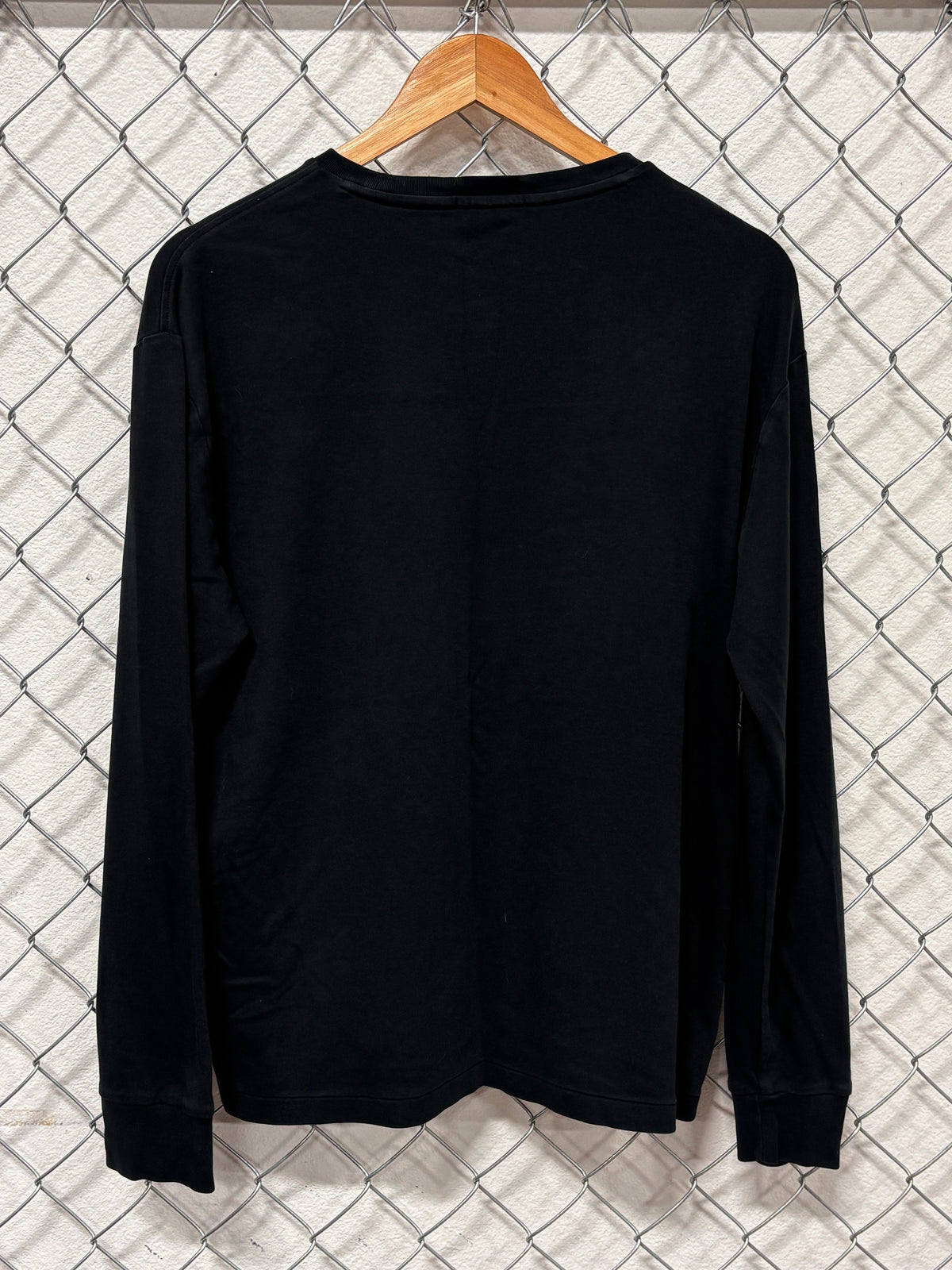 Polo Ralph Lauren Classic Logo Black Long Sleeve Shirt Size Medium