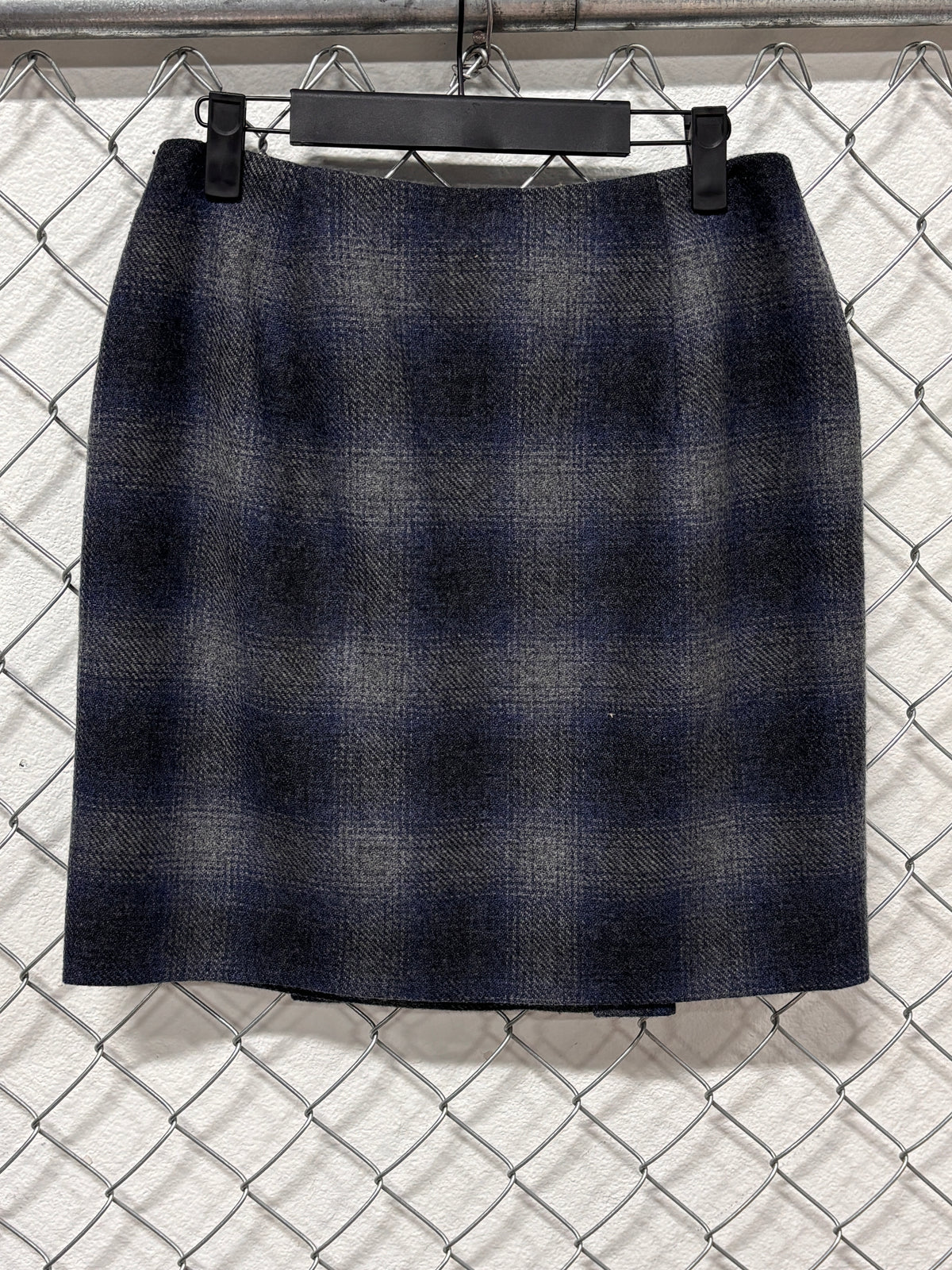 Vintage LRL Ralph Lauren Women's Lambswool Plaid Skirt Size 8