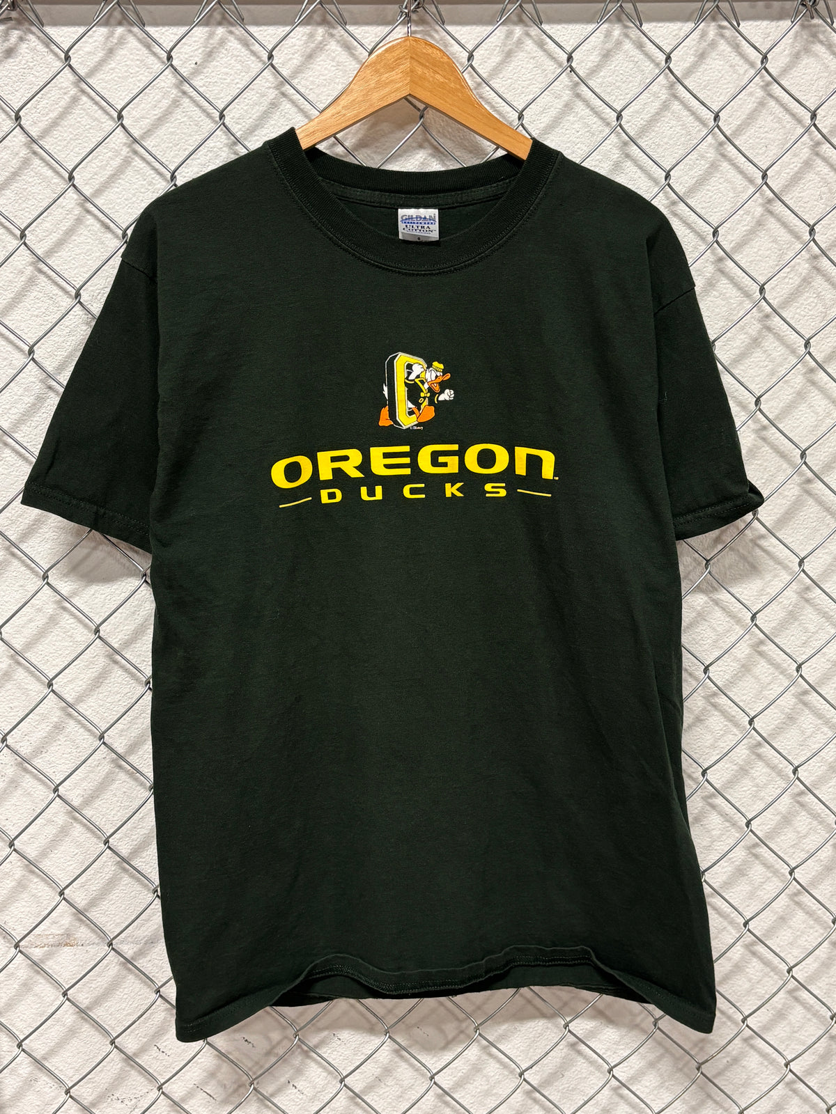 Y2K Oregon Ducks Collegiate Mascot Graphic Tee Size Large
