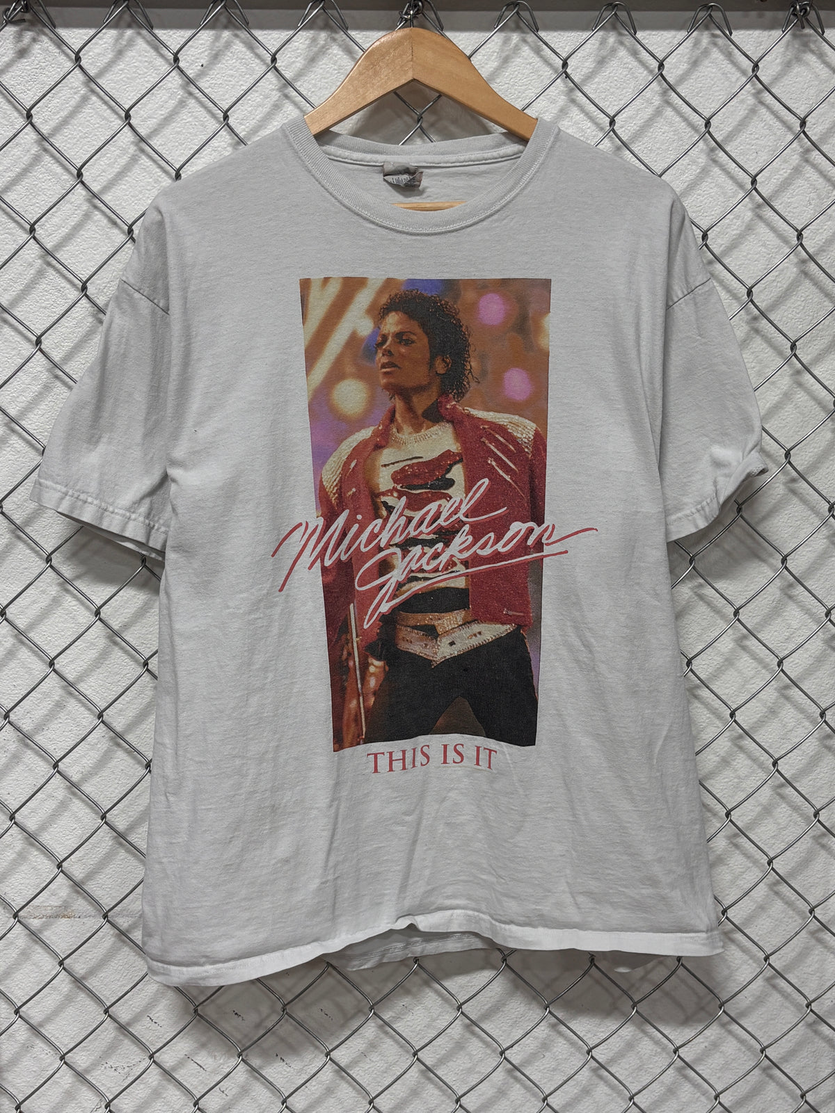 Y2K Michael Jackson This Is It Promo Tee Size XL