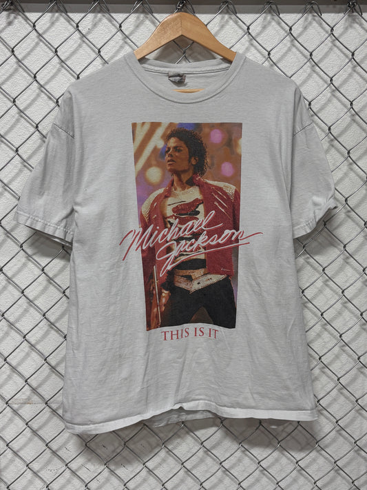 Y2K Michael Jackson This Is It Promo Tee Size XL