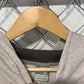 Y2K Nike Grey Small Brown Swoosh Hoodie Size XL