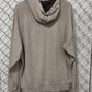 Y2K Nike Grey Small Brown Swoosh Hoodie Size XL