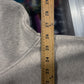 Y2K Nike Grey Small Brown Swoosh Hoodie Size XL