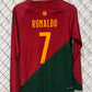 Nike Ronaldo Red Green #7 Soccer Futbol Jersey Size Medium