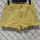 Wrangler x Billabong Women's Yellow Short Denim Shorts Size 26