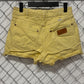 Wrangler x Billabong Women's Yellow Short Denim Shorts Size 26